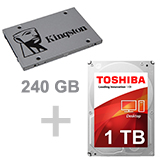 240 SSD + 1TB