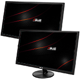 2 x Asus 23.6" 1ms