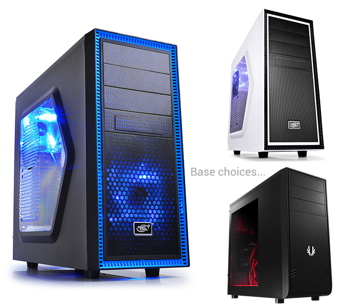 Our base model desktop computer package